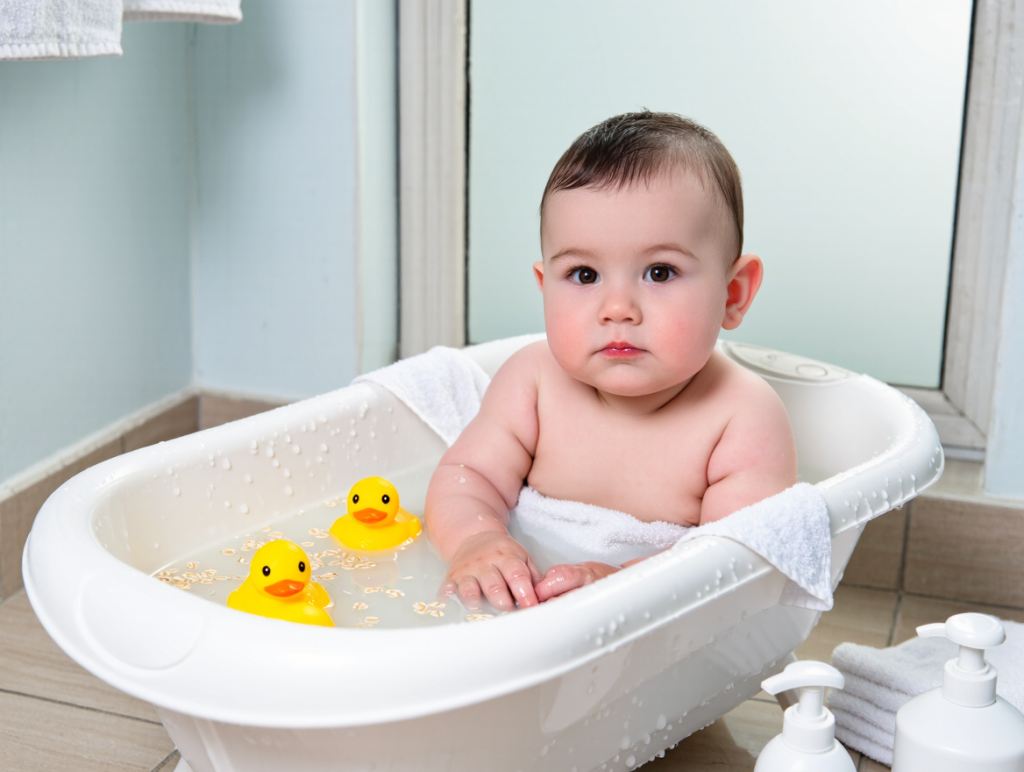 Oatmeal Bath for Babies