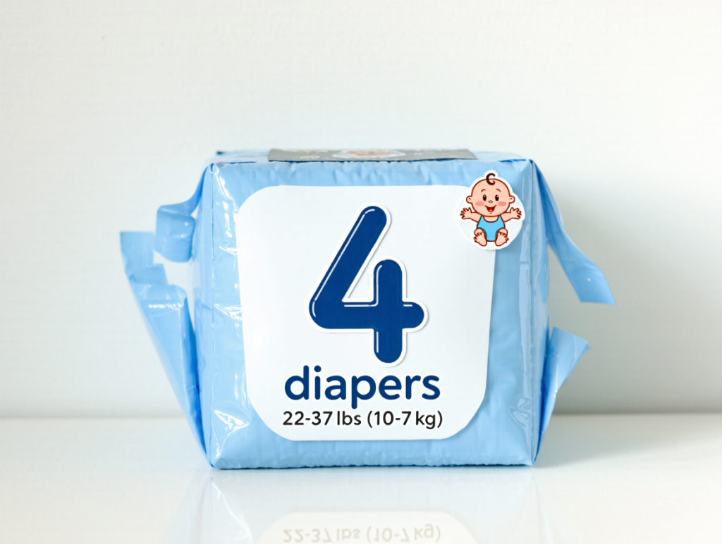 Size 4 Diapers Weight