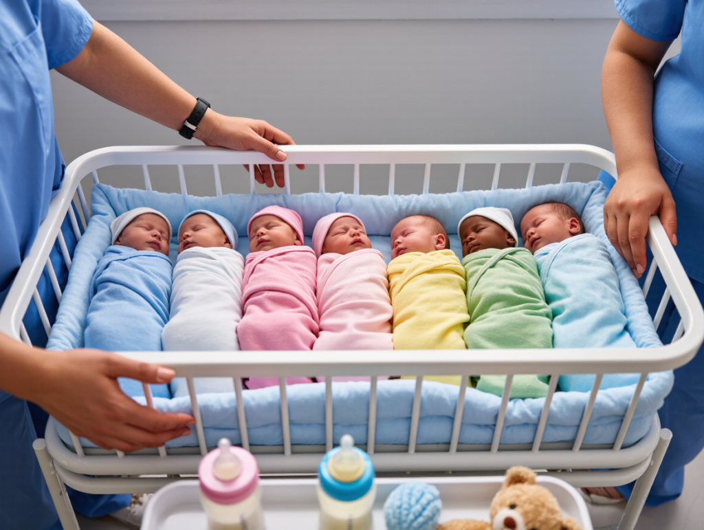 Most babies born at once