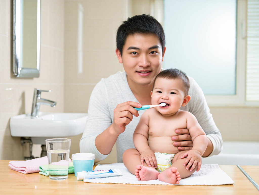 When do you start Brushing babies Teeth